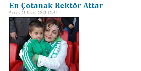 En otanak Rektr Attar